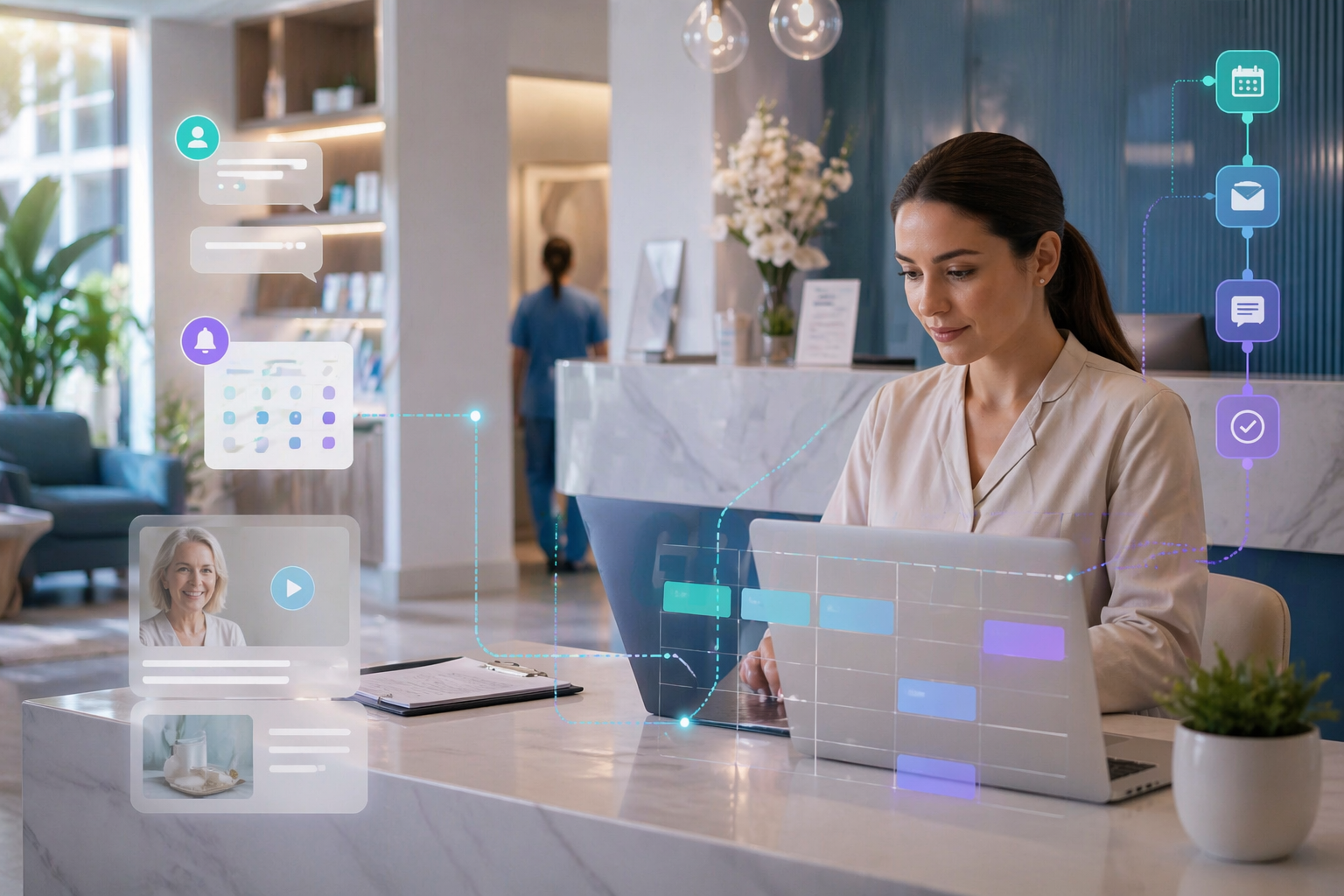 Clinic front desk automation planning