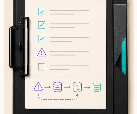 Automation QA starter kit with readable test and handoff cards
